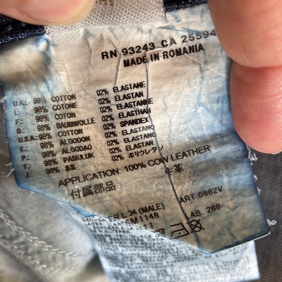 Diesel Viker regular straight fit, distressed men’s jean sz 32w 34Length - Picture 9 of 14